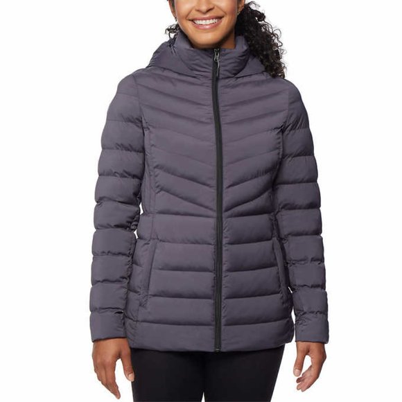 32 Degrees Ladies' Hooded Stretch Jacket - Picture 1 of 4